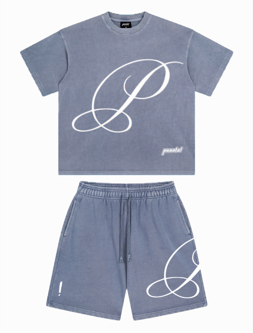 pronto! Set Washed Gray Blue