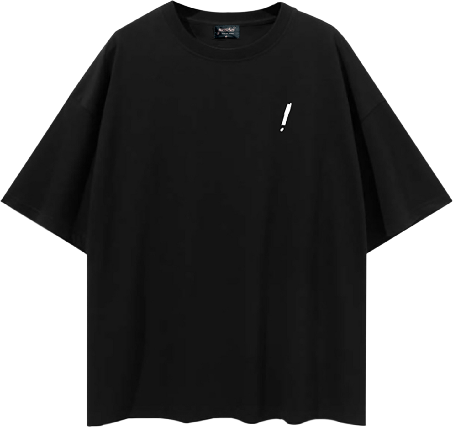 pronto! Oversized Black Tee
