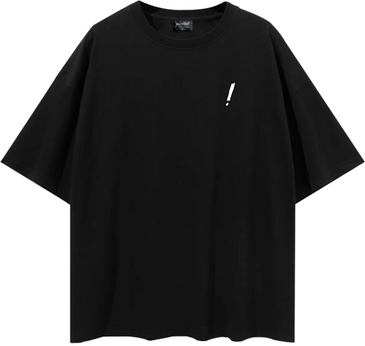 pronto! Oversized Black Tee