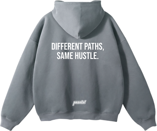 pronto! Oversized Slate Gray Hoodie