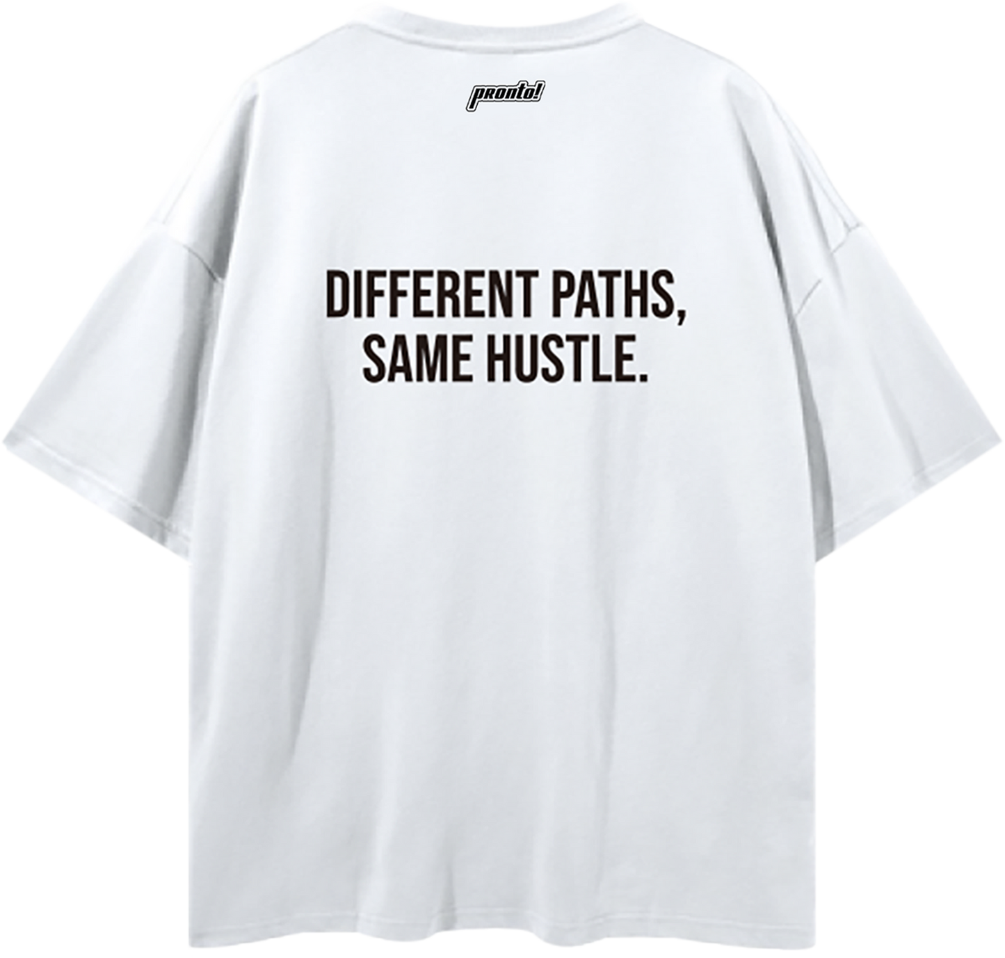pronto! Oversized White Tee
