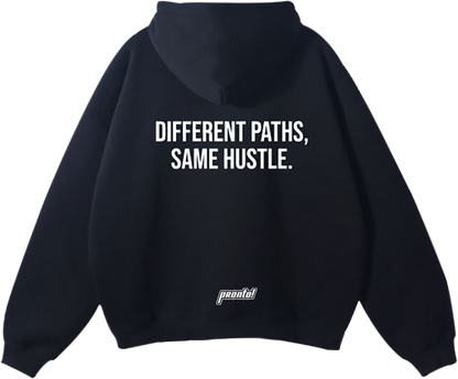 pronto! Oversized Black Hoodie