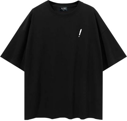 pronto! Oversized Black Tee