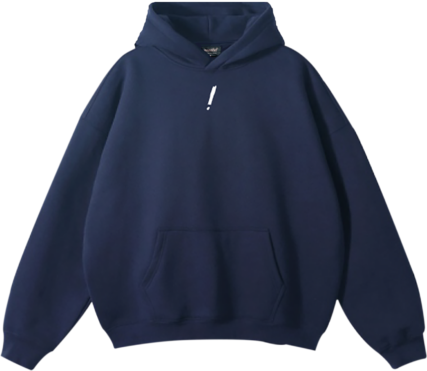 pronto! Oversized Navy Blue Hoodie