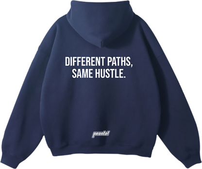 pronto! Oversized Navy Blue Hoodie