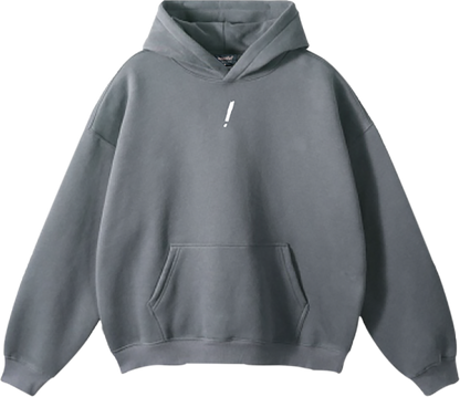 pronto! Oversized Slate Gray Hoodie